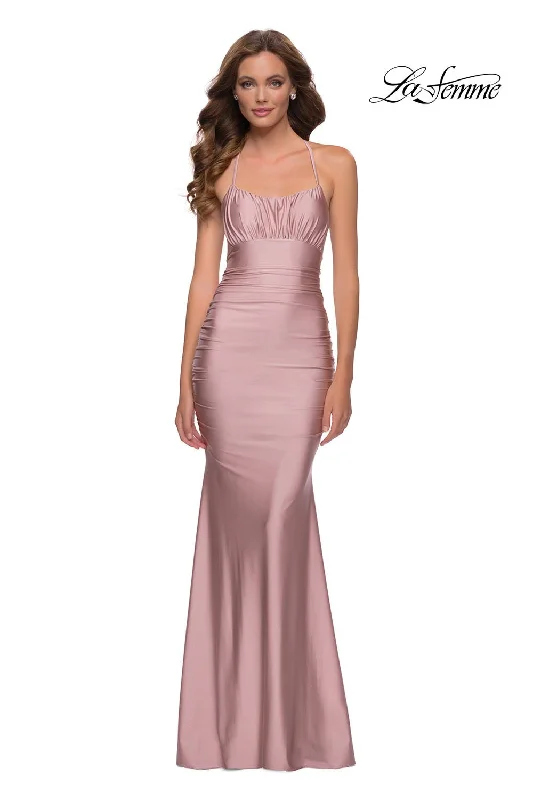 Bow Detail Dress La Femme 29873 Dresses