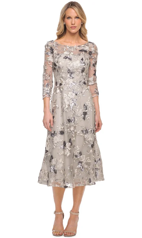 Ruched Gown La Femme 29988