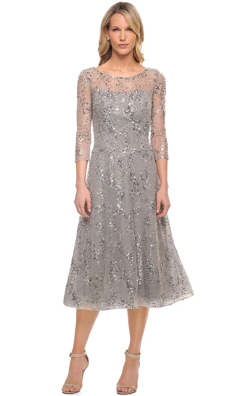 Sequin Gown La Femme 30002