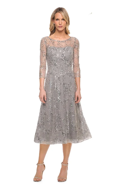 Chiffon Dress La Femme 30002 Dress