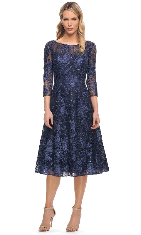 Long Sleeve Dress La Femme 30005