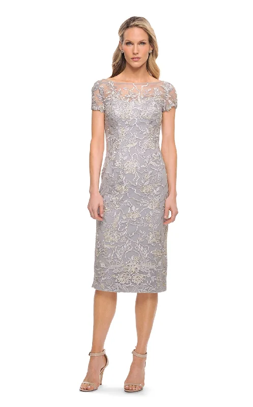 Satin Gown La Femme 30108 Dress