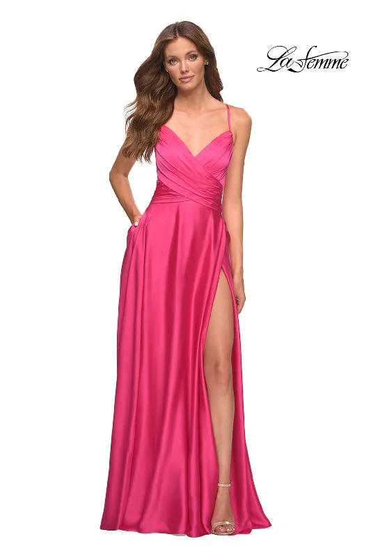 Royal Blue Dress La Femme 30616