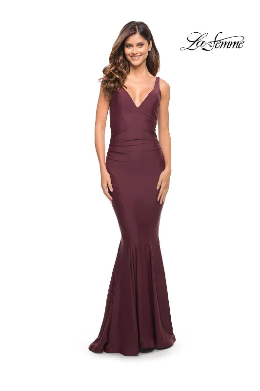 Fancy Embellished Dress La Femme 30746