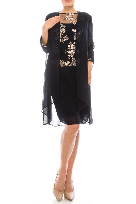 Polka Dot Gown Le Bos Short Mother of the Bride Jacket Dress 28062