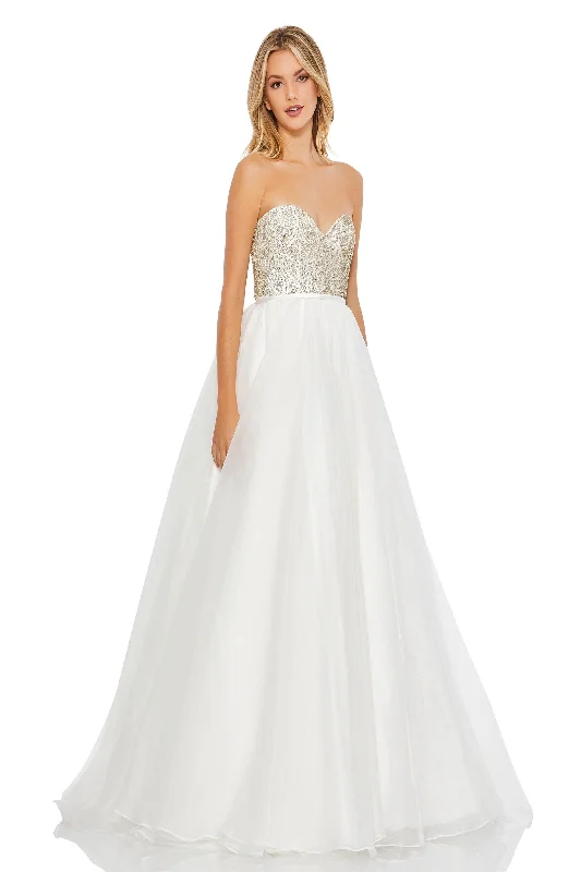 Off-Shoulder Gown Mac Duggal 67570