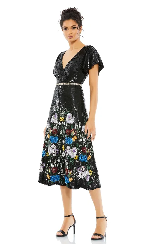 Off-Shoulder Gown Mac Duggal 93594 Dress