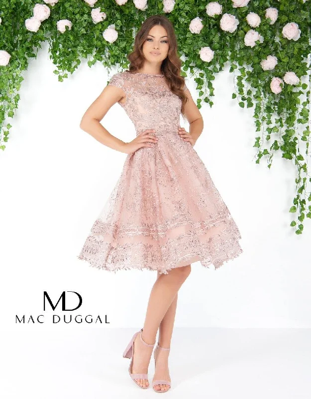 Vintage Gown Mac Duggal 50424 Homecoming Short Cocktail Dress