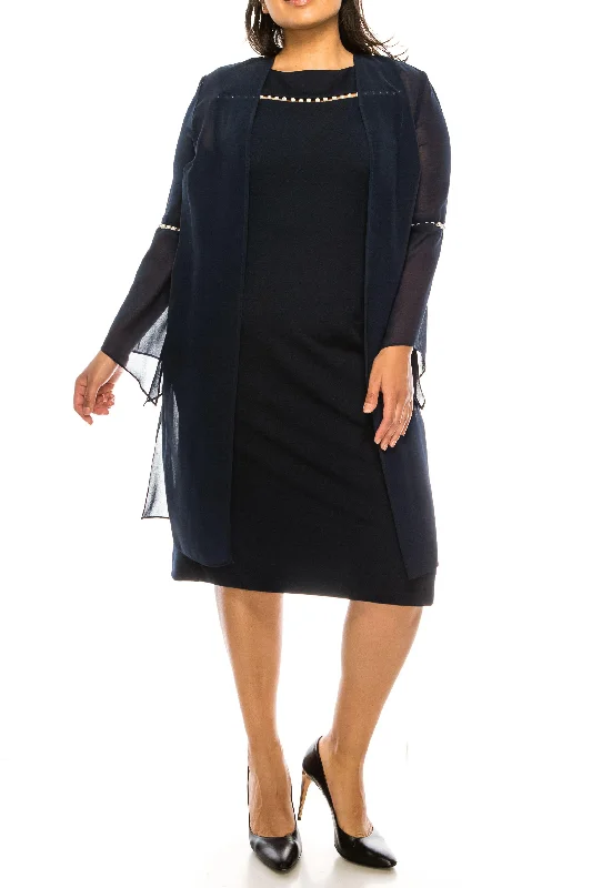 Bodycon Gown Maya Brooke Long Sleeve Jacket Short Dress 28543