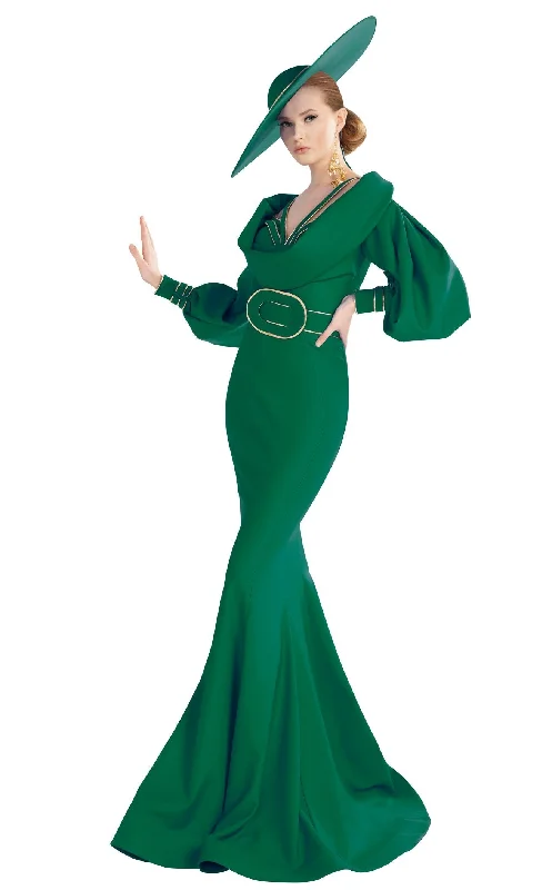 High Neck Dress MNM Couture 2572 Dress