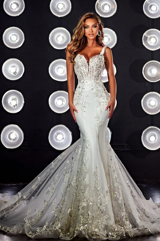 Pearl Embellished Gown Portia & Scarlett PS23862B