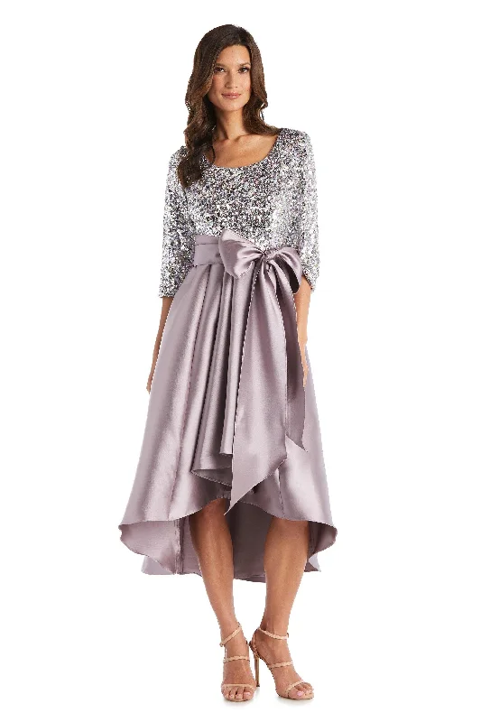 Strapless Gown R&M Richards 7421 Mother Of The Bride High Low Gown