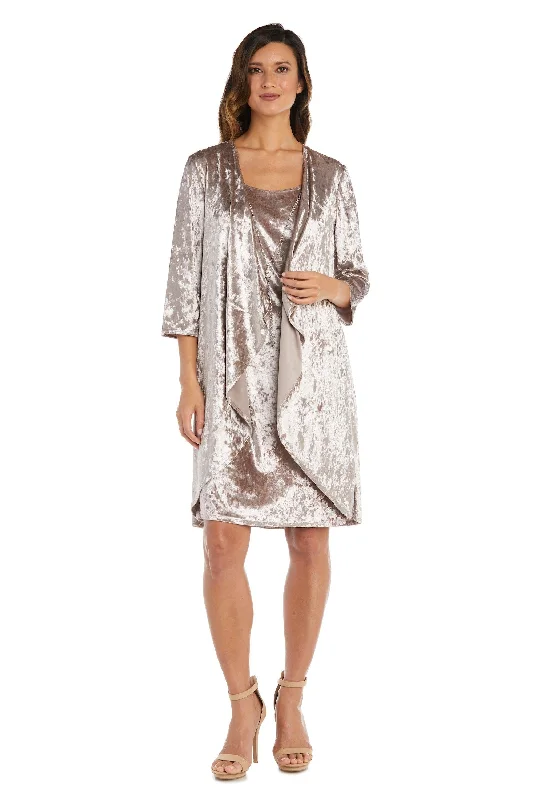 Mermaid Gown R&M Richards 9537 Short Cocktail Jacket Dress