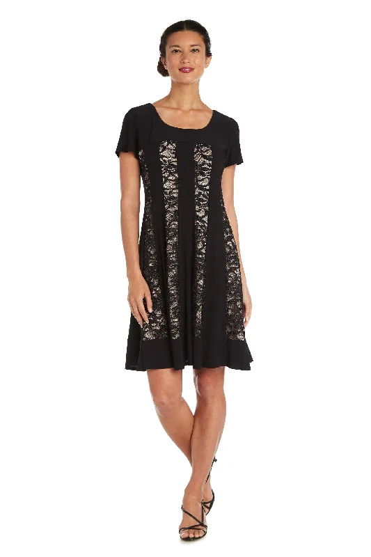 A-Line Gown R&M Richards 7769 Short Mother Of The Bride Dress