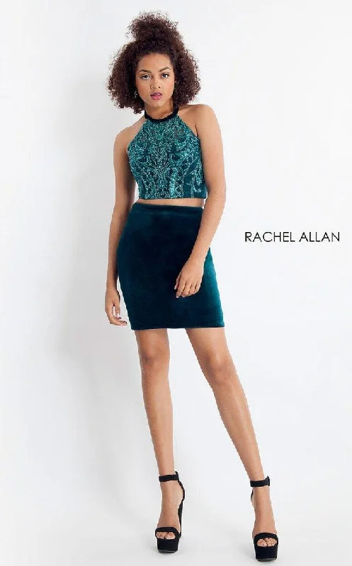 Embellished Maxi Dress Rachel Allan Short Two Piece Homecoming Dress 4676