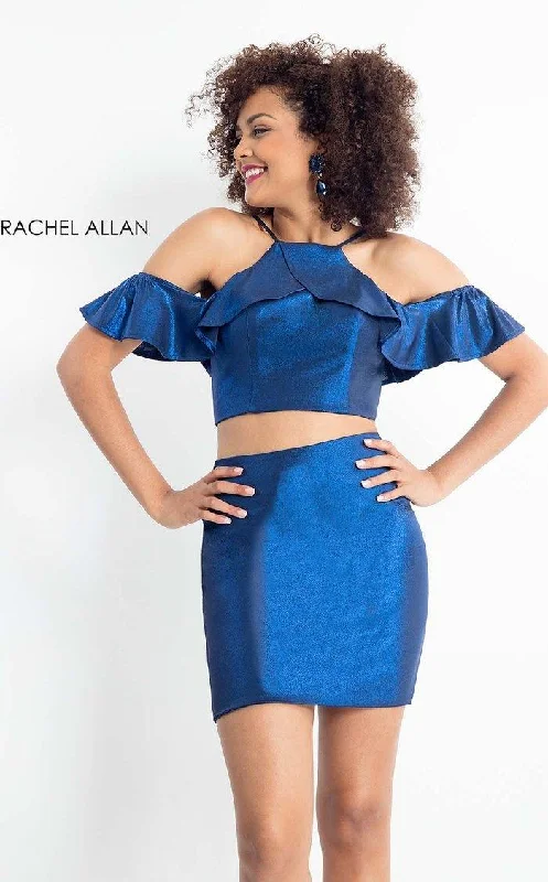 Full Skirt Dress Rachel Allan Two Piece Short Homecoming Dress 4627