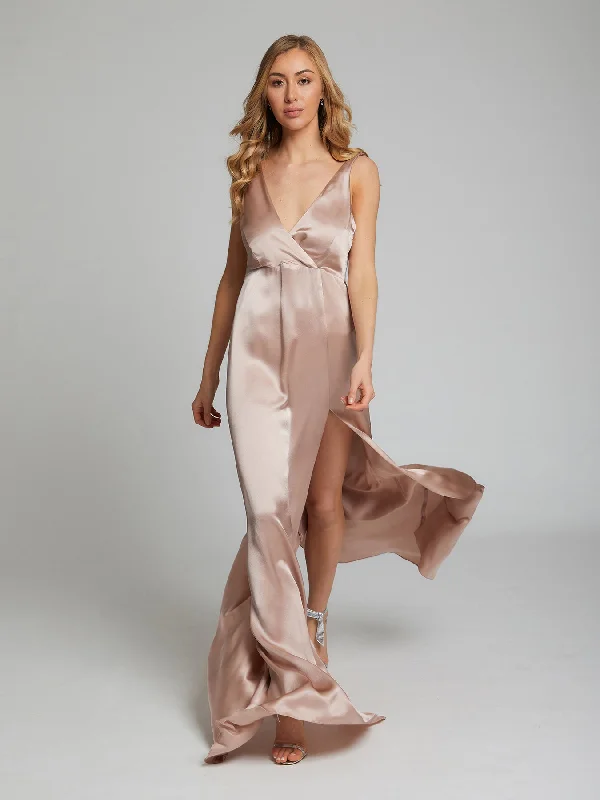 Applique Gown Romee dress - Blush