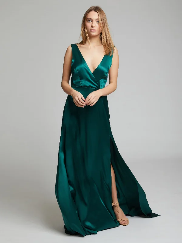 Elegant Gown Romee dress - Winter green