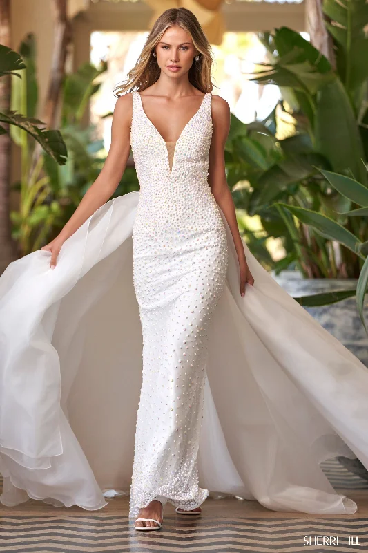 Velvet Dress Sherri Hill 54871