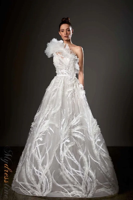 V-Neck Dress Ziad Germanos ZG51
