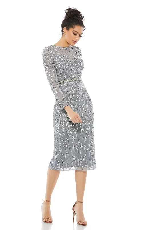 Deep V-Neck Dress Mac Duggal 5521 Dress