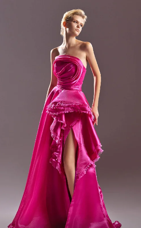 V-Neck Dress MNM Couture G1514 Dress