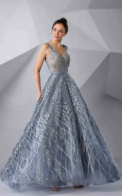 Floral Gown Modessa Couture M20246 Dress